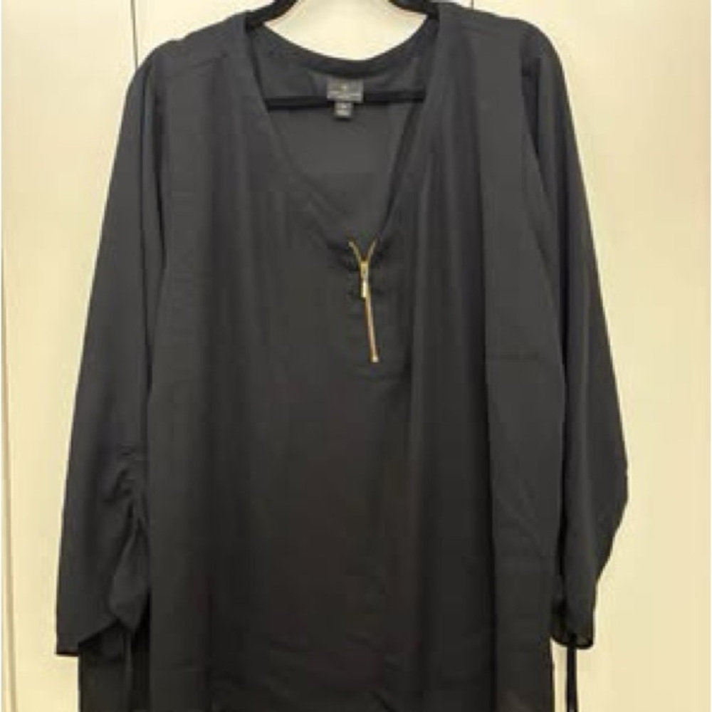 Worthington Black Top with Gold Accents